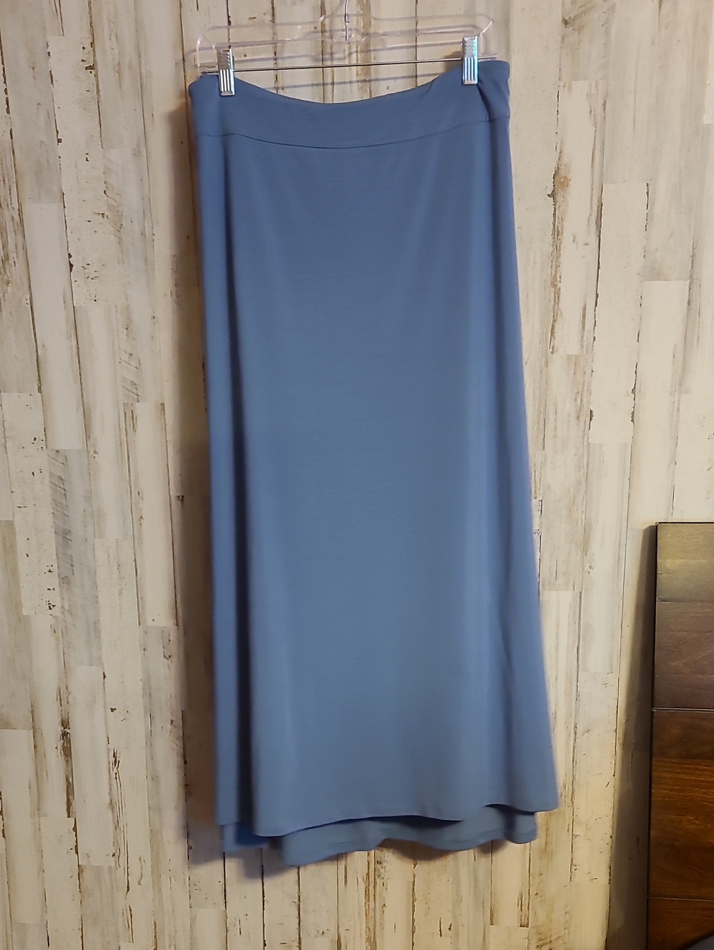 Bob Mackie Dusty Blue Maxi Skirt